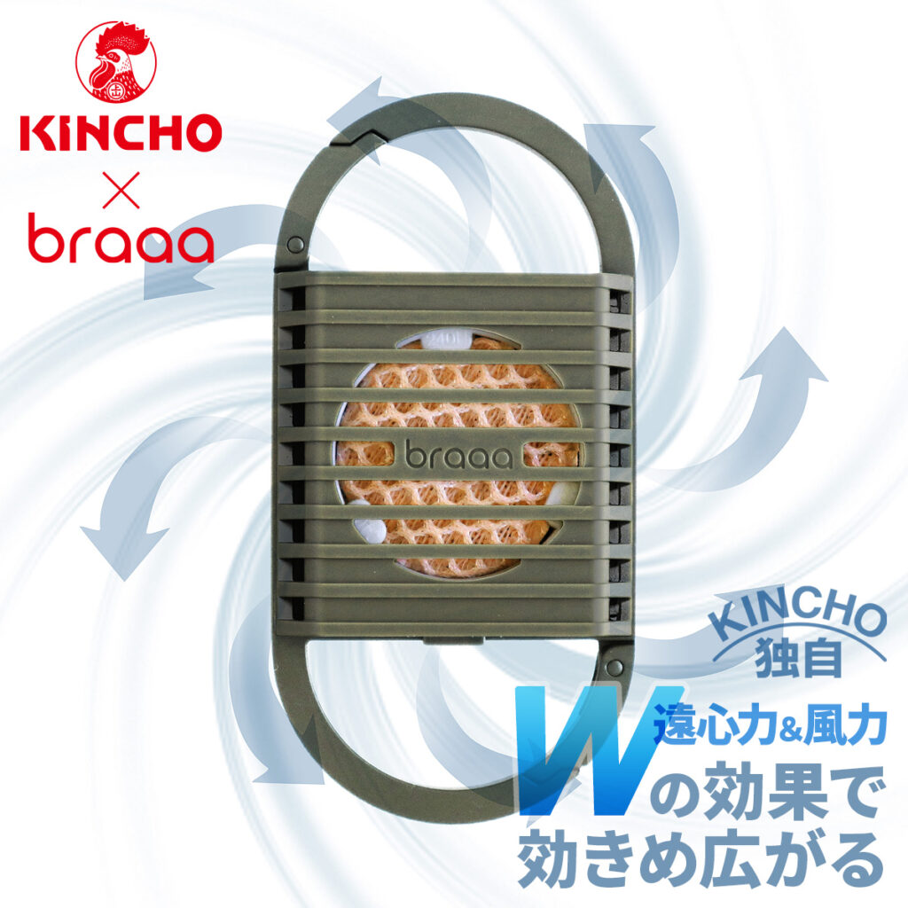 煙を使用しない蚊取器canox