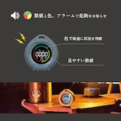 カラー表示で視認性が高い沢田テントの一酸化炭素チェッカーSW‐COJ1