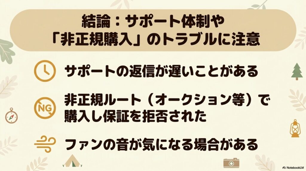 EcoFlowの悪い評判：サポート遅延・保証拒否・騒音の主な不満3点