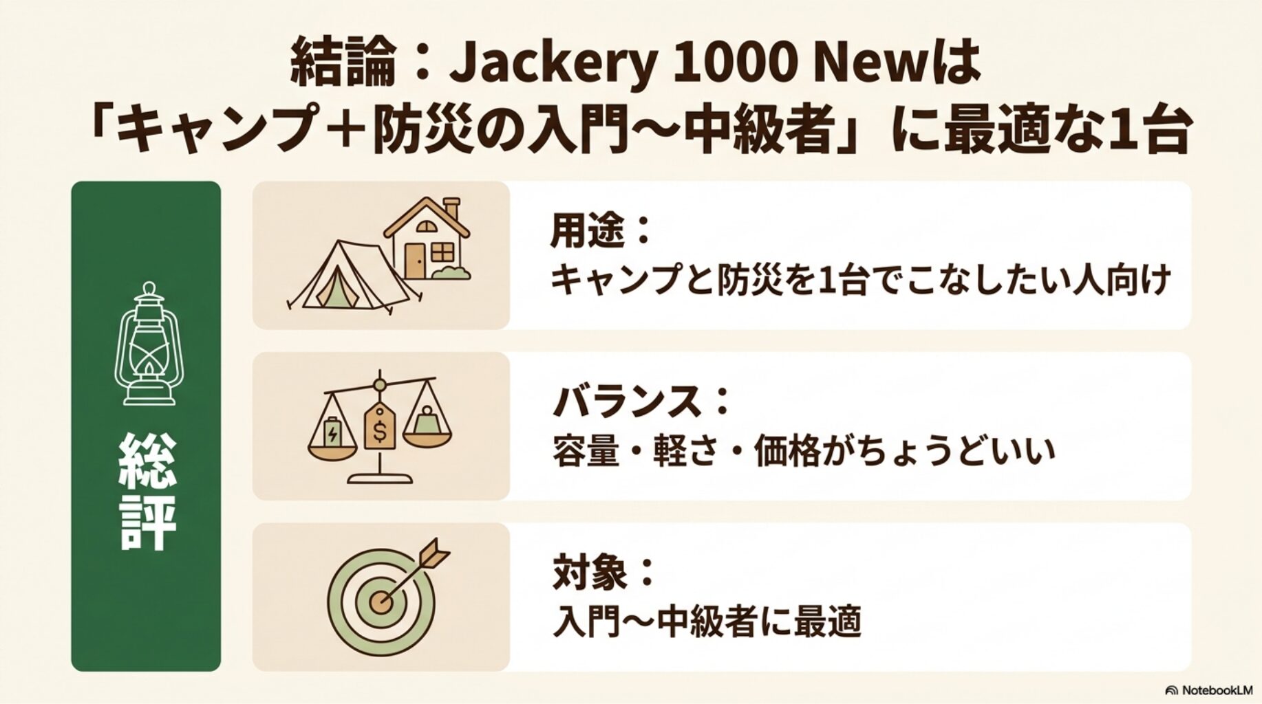 Jackery 1000 Newは入門〜中級者に最適な1台